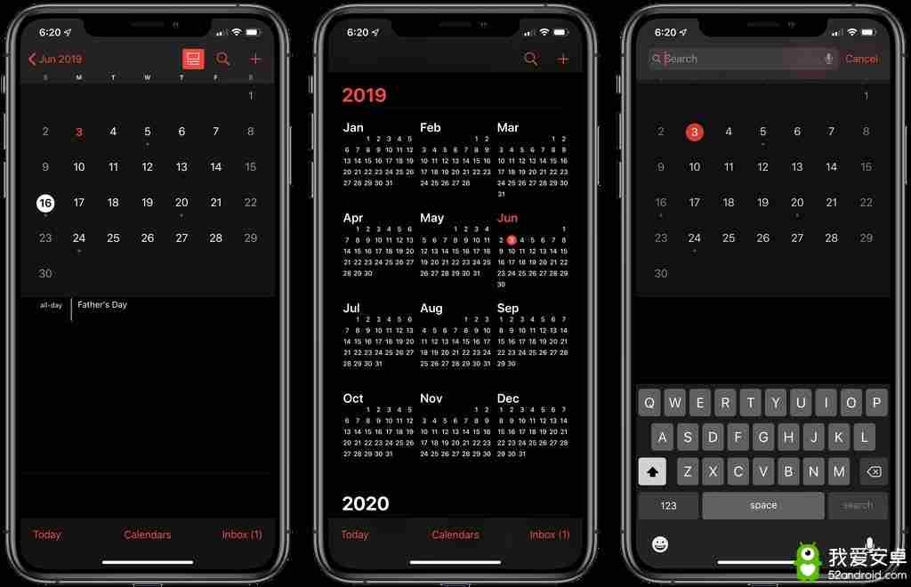 苹果iOS 13“黑暗模式”图赏：保护眼睛 省电神器