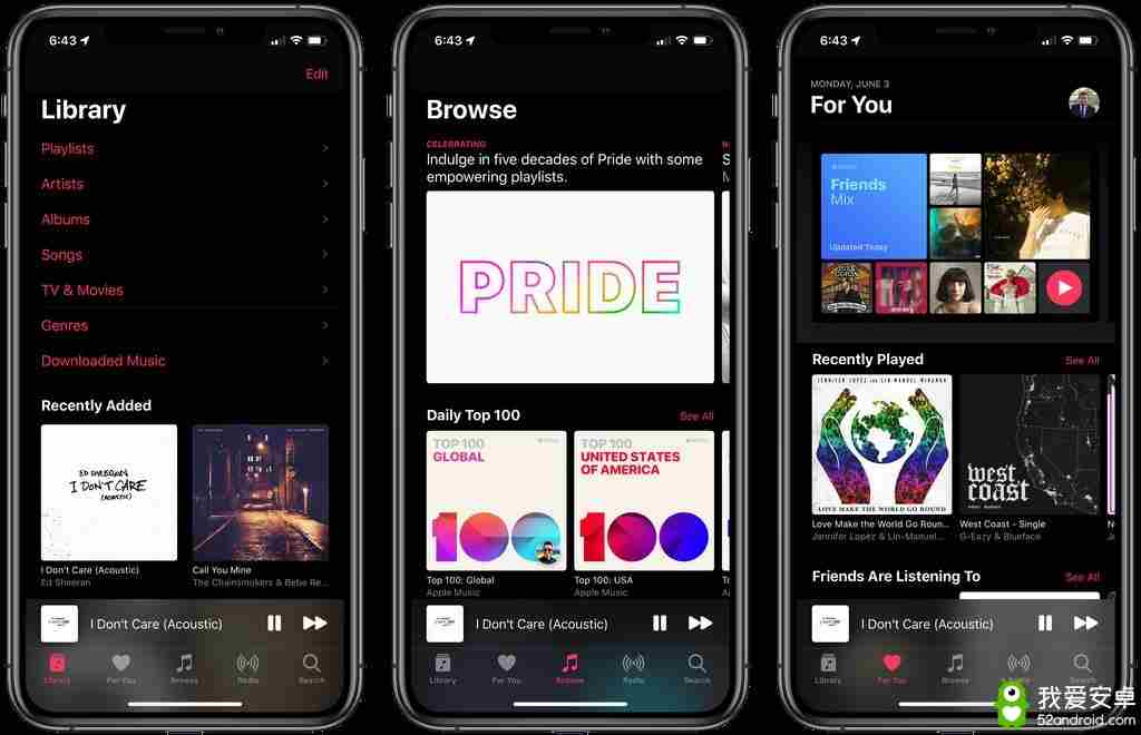苹果iOS 13“黑暗模式”图赏：保护眼睛 省电神器
