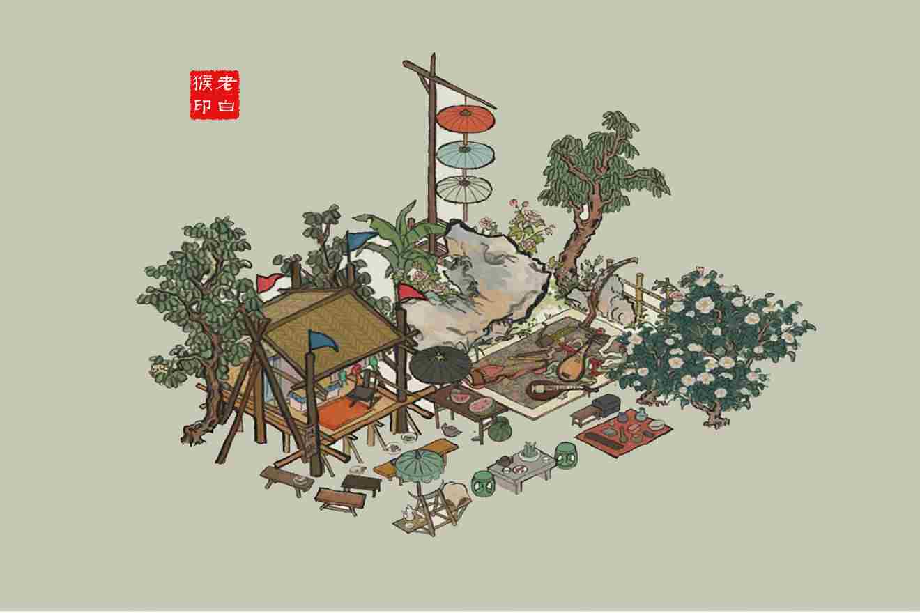 江南百景图街边演出怎么布局