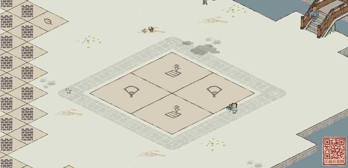 江南百景图街边演出怎么布局