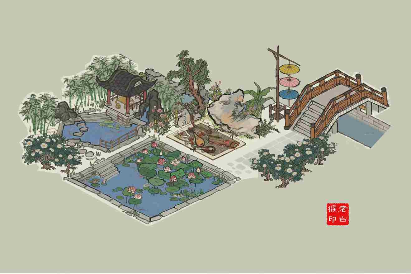 江南百景图街边演出怎么布局