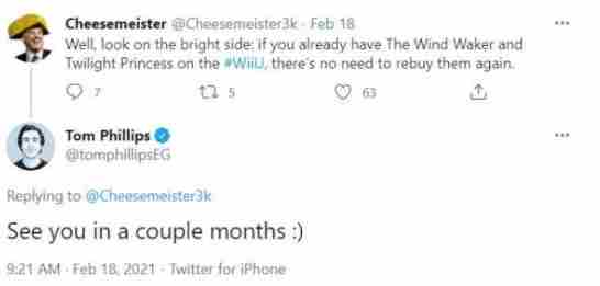 再爆塞尔达传说风之杖和黄昏公主有Switch版