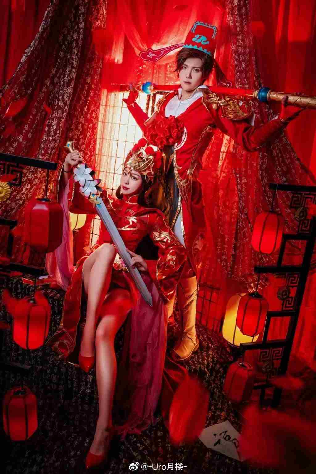 cosplay:王者荣耀一生所爱大圣娶亲