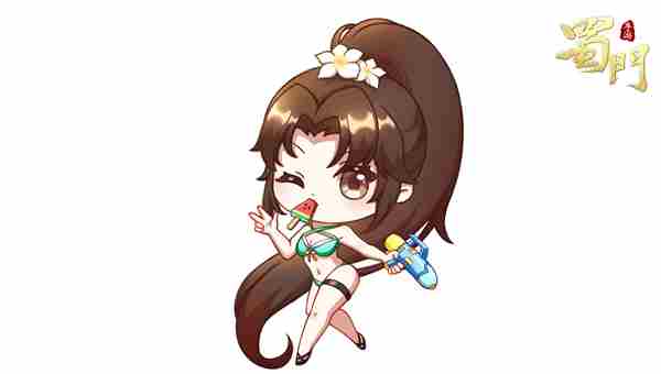 《蜀门手游》解锁夏日福利清凉泳装Q版写真曝光