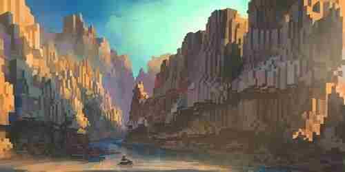 腾讯沙盒手工星球场景设计首曝多文明景观气势恢宏