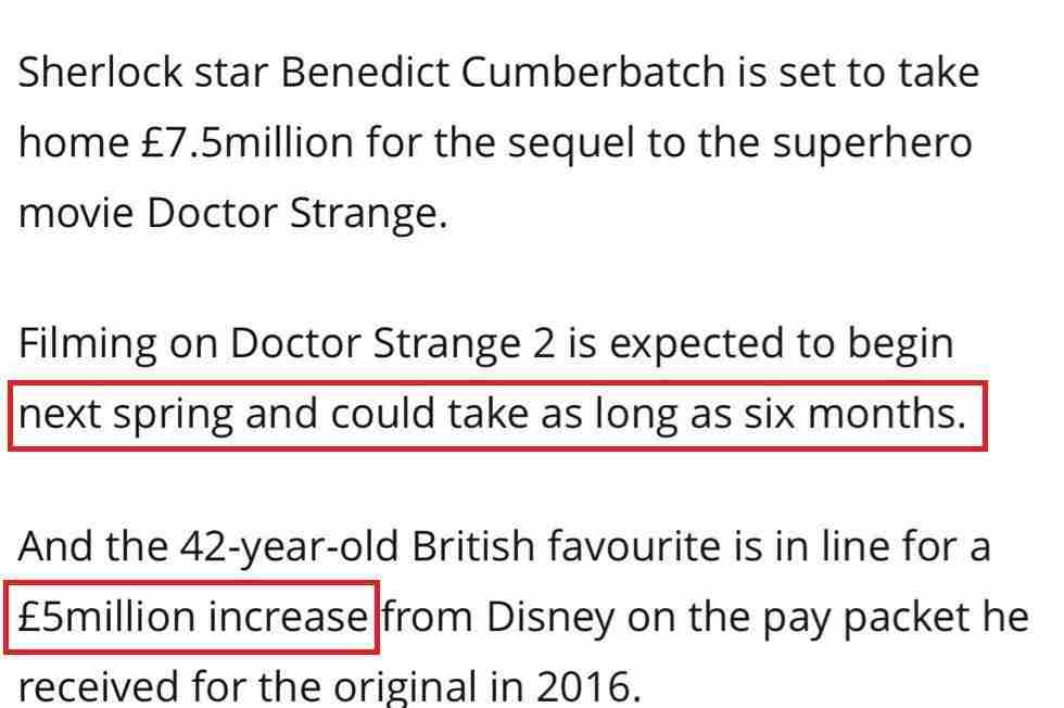 奇异博士2什么时候开拍？拍摄时间介绍