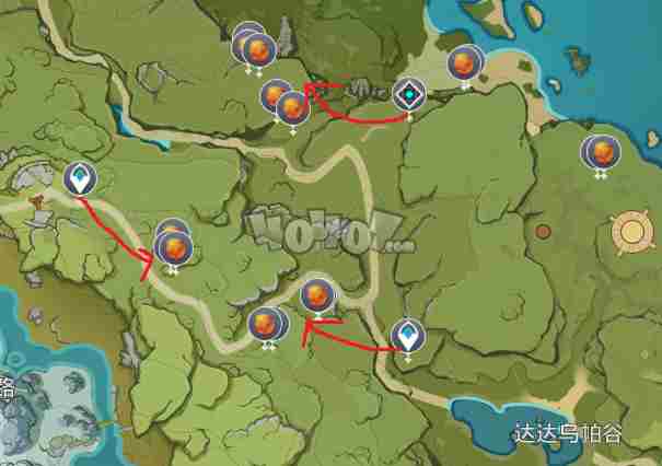 原神烈焰花刷新位置全介绍