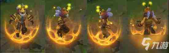 lol小蜜蜂系列皮肤英雄都有谁