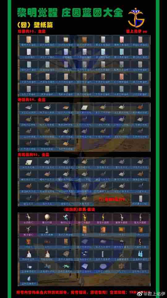 黎明觉醒家具大全