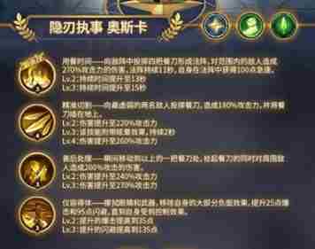 剑与远征隐刃执事奥斯卡怎么样 剑与远征隐刃执事奥斯卡技能介绍