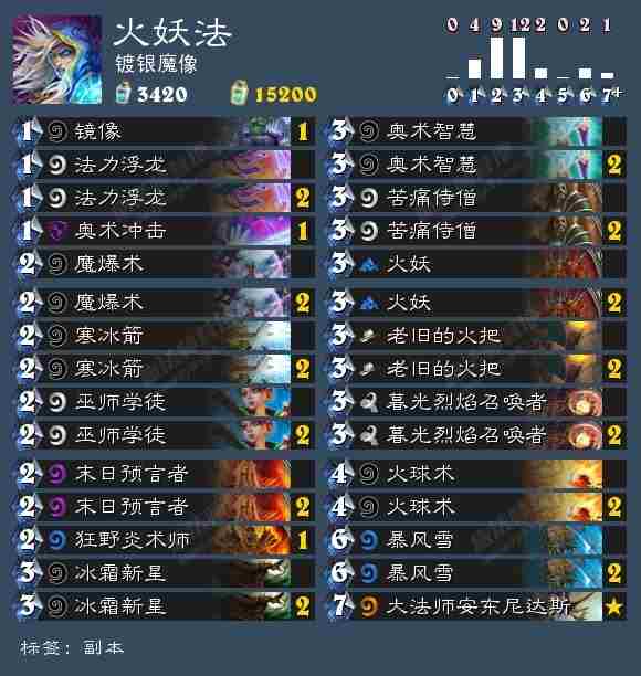 炉石传说卡拉赞第一区英雄模式 H1速通卡组分享