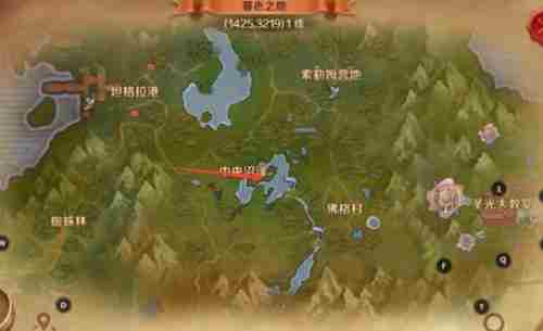 万王之王3d风景点在哪里 万王之王3d风景坐标攻略