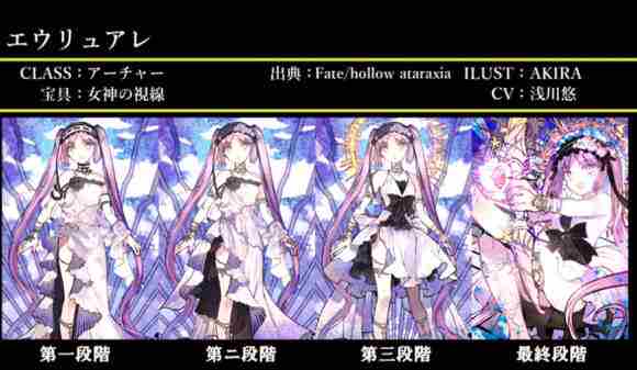 Fate/Grand Order图鉴,Fate/Grand Order全英灵