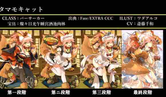 Fate/Grand Order图鉴,Fate/Grand Order全英灵