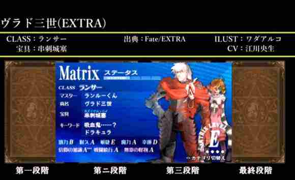 Fate/Grand Order图鉴,Fate/Grand Order全英灵