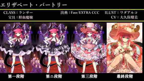 Fate/Grand Order图鉴,Fate/Grand Order全英灵