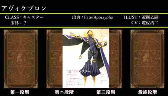 Fate/Grand Order图鉴,Fate/Grand Order全英灵