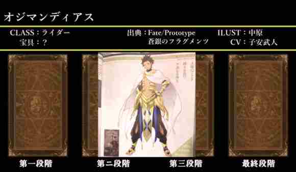 Fate/Grand Order图鉴,Fate/Grand Order全英灵