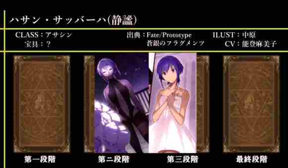 Fate/Grand Order图鉴,Fate/Grand Order全英灵