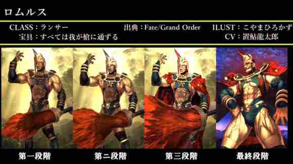 Fate/Grand Order图鉴,Fate/Grand Order全英灵