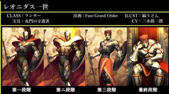 Fate/Grand Order图鉴,Fate/Grand Order全英灵