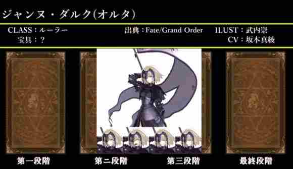 Fate/Grand Order图鉴,Fate/Grand Order全英灵