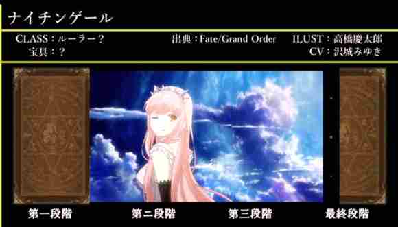 Fate/Grand Order图鉴,Fate/Grand Order全英灵