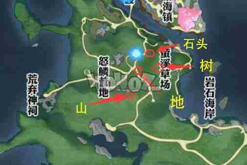 天谕手游你看不见我躲在树上的人在哪