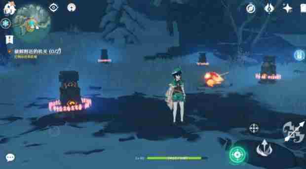 原神雪山仙灵行动距离相等攻略