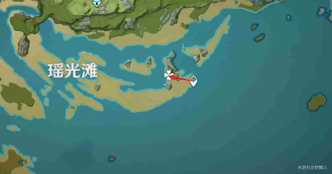 原神清心采集点路线图