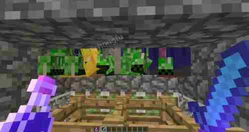 MC我的世界教你如何制作简易刷怪塔