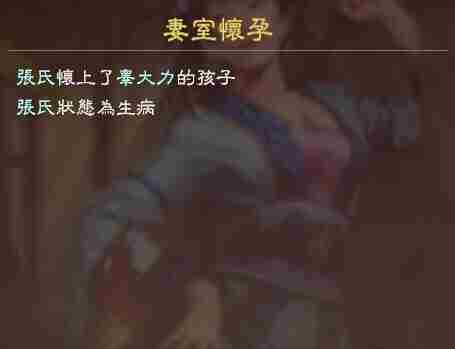 三国志13威力加强版怎么生孩子 生孩子方法介绍