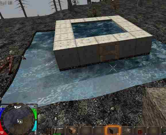 七日杀怎么制作天坑地下别墅