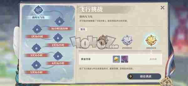 原神飞行挑战怎么获得高分 微风与飞鸟高分玩法技巧