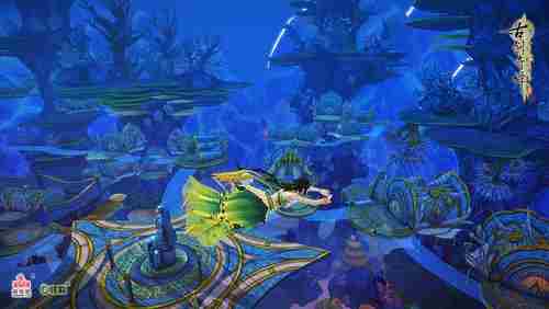 古剑奇谭2在明珠海游泳时怎么操作，怎么上升和下潜