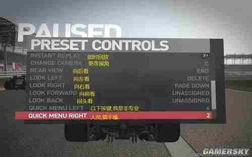 F1 2010菜单选项中文