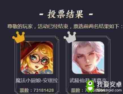 王者荣耀四周年限定皮肤返场投票结果公布