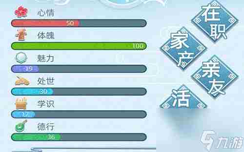 属性提升方法说明 古代人生属性怎么提升