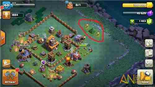 《部落冲突》夜世界挖宝石树技巧