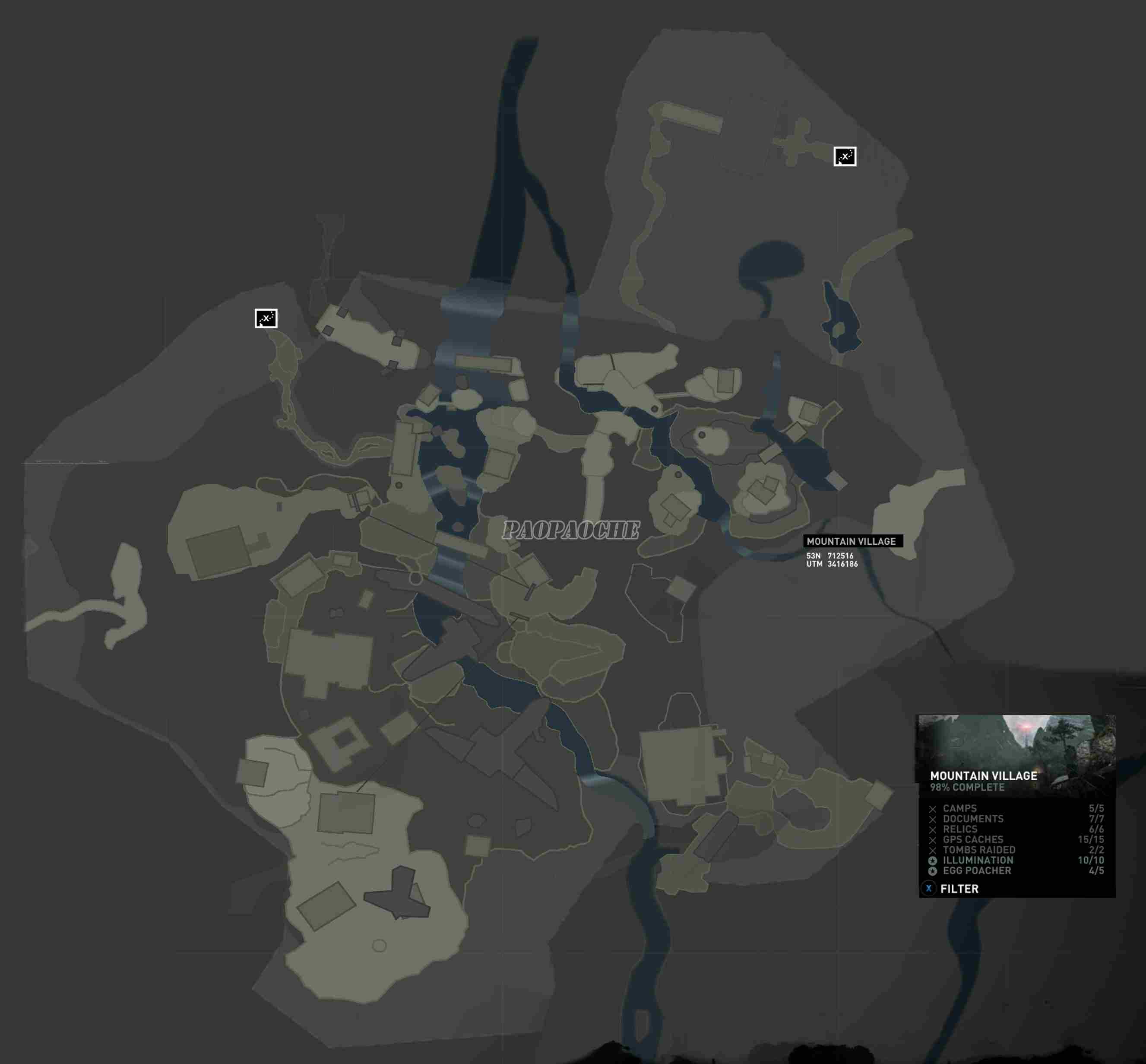 古墓丽影9剧情、全地图、营地、文档、遗物、秘宝、挑