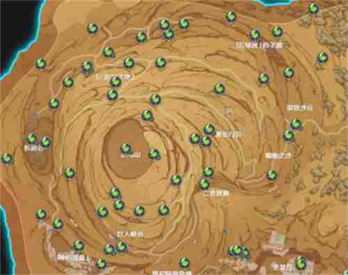 原神千壑沙地草神瞳位置图 原神奥藏山大树下岩神瞳怎么拿