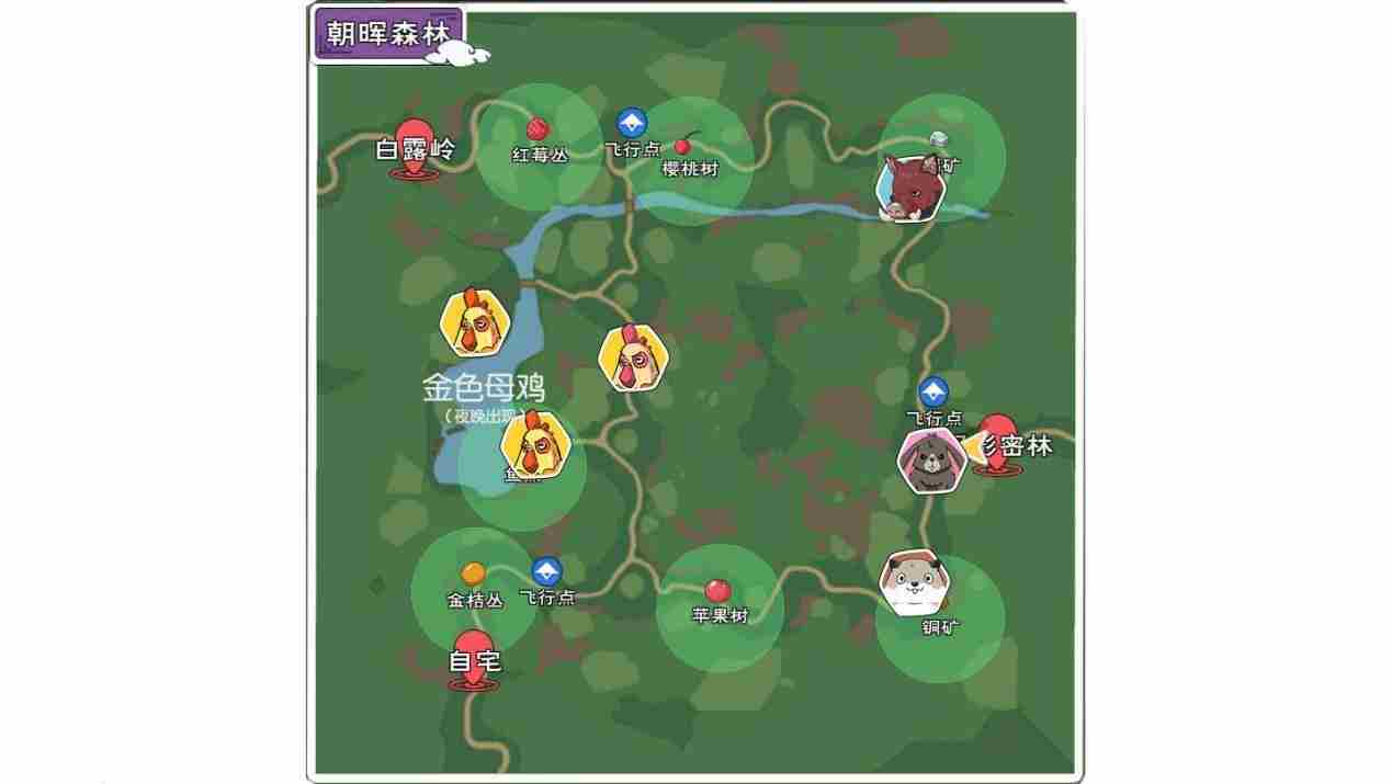 小森生活小森生活资源分布攻略——动物篇