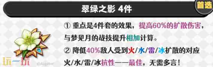 原神梦见月瑞希圣遗物 原神主角通用圣遗物搭配