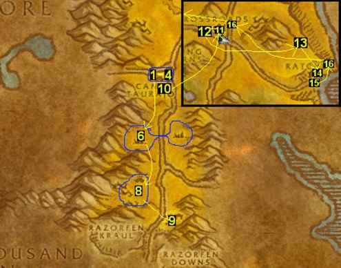 魔兽世界怀旧服部落22_魔兽世界贫瘠之地怎么去