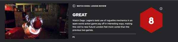 《看门狗:军团》IGN评测 伦敦之旅更加丰富多彩