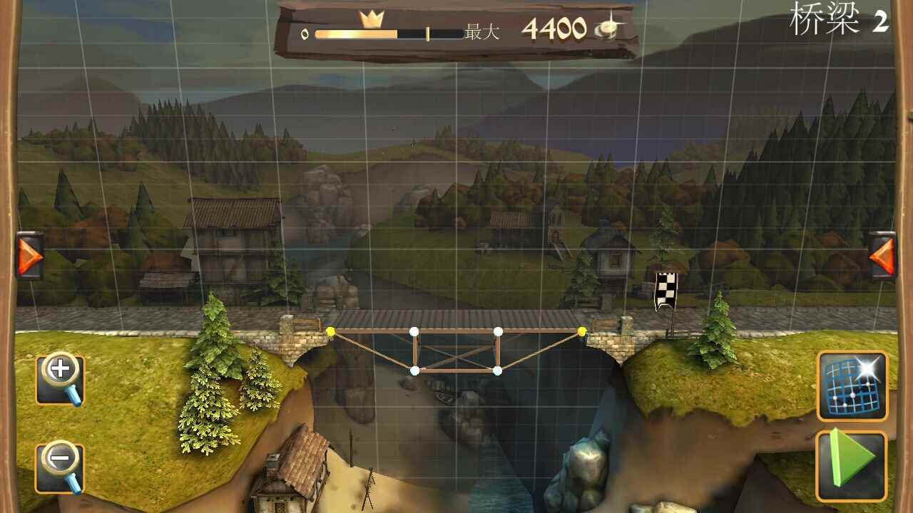 桥梁构造师中世纪全关卡攻略_桥梁构造师第五章