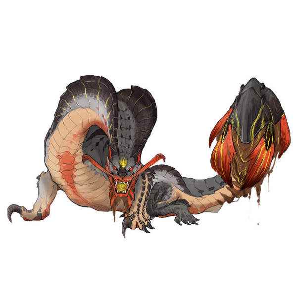 《怪猎:崛起》泥翁龙艺术设定图_怪物猎人狩猎泥鱼龙