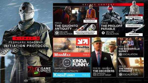 《杀手3》二月路线图公布_杀手2