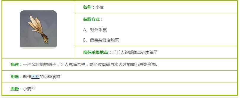 原神小麦在哪里_原神如何获得小麦