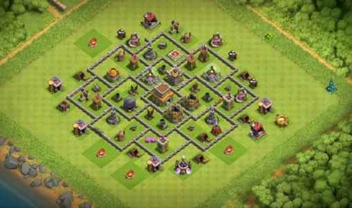 部落冲突八本最强防御阵型_部落冲突夜世界六本最强阵型